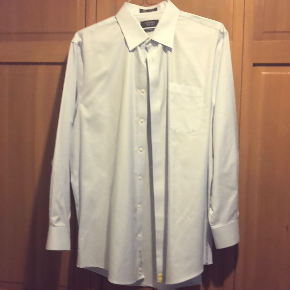 Men’s dress shirt in light blue